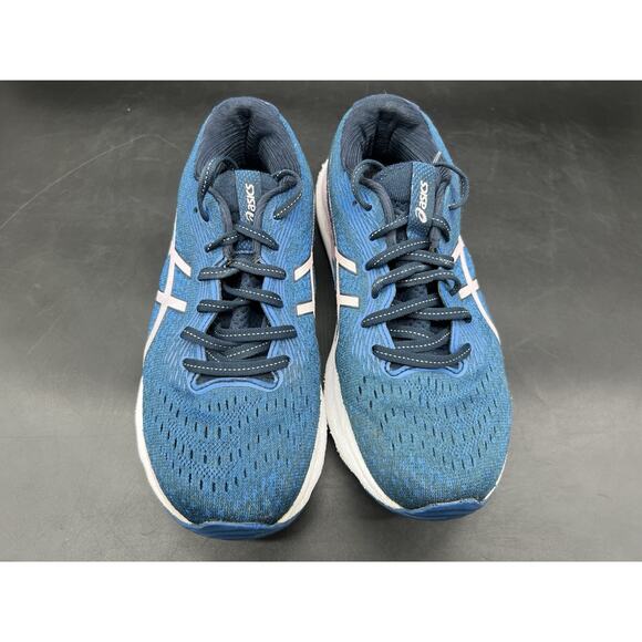 Asics Womens Size 7.5 W Gel Nimbus 24 1012B199 Blue Running Shoes Sneakers - Picture 3 of 12